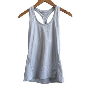 Athleta‎ Blue Gray Sleeveless Relaxed Tank Top Racer Back S